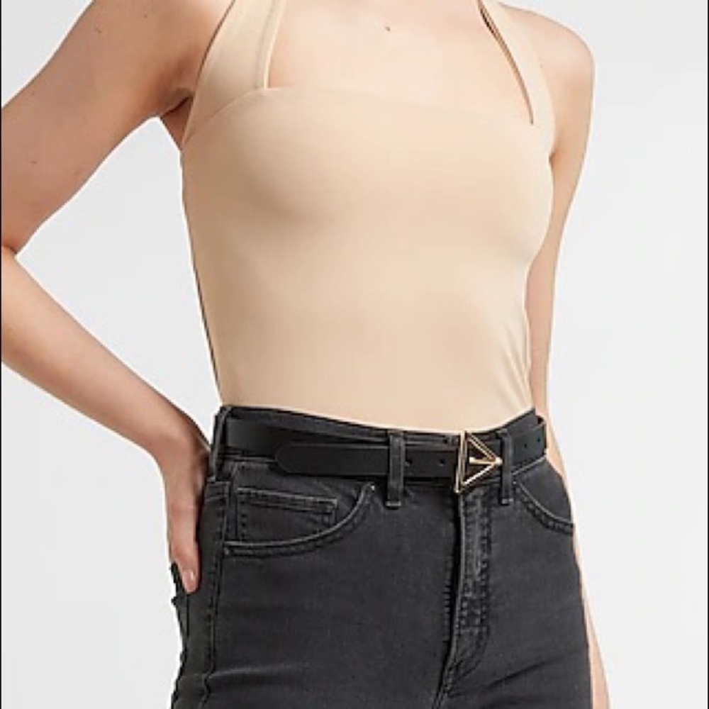 Body Contour Double Layer Halter Neck Tank
